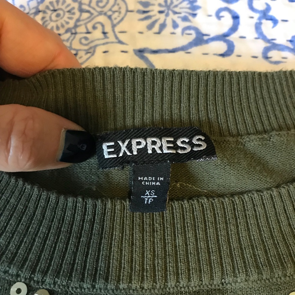 Express Crew Neck Sweater - Picture 3 of 4